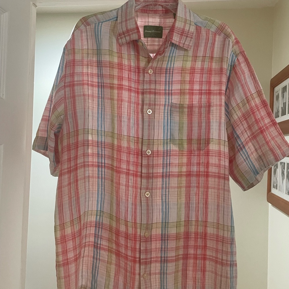 Tommy Bahama Casual linen Button Down Shirt Men’s Size M
